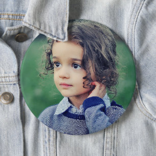 PHOTO BUTTON custom big large