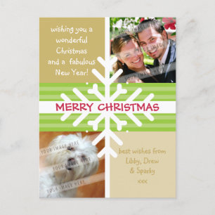 PHOTO BY GREETING POSTCARD: snowflake dissection P Holiday Postcard