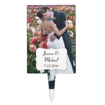 Photo Cake Topper by charmingink at Zazzle