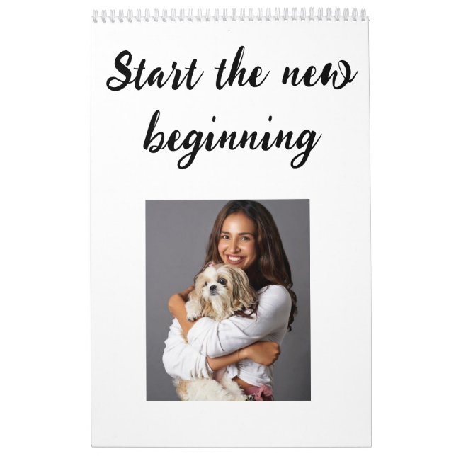  Photo Calendar 2025 - Start the New Beginning (Cover)