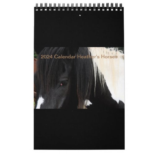 Photo Calendar of Horses in the Catskills NY
