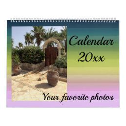 Photo calendar, photo calendar