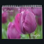 Photo Calendar Tulips<br><div class="desc">Calendar 12 months,  14 pages with different photos of tulips on each page. Floral calendar,  monthly.</div>