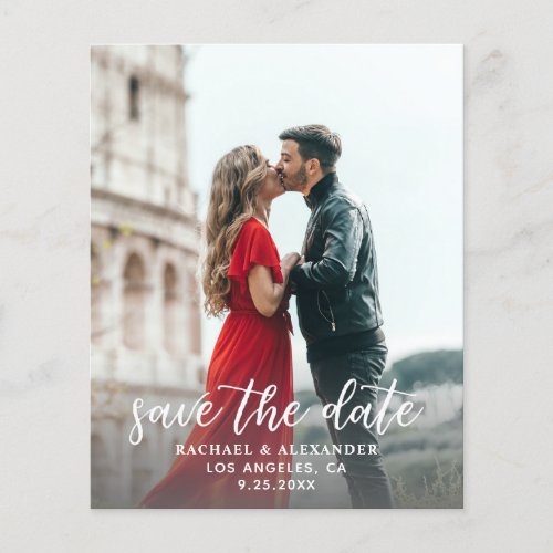 Photo  Calligraphy 2_A Lighter Save the Date Flyer