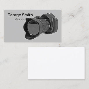 Photo camera business card