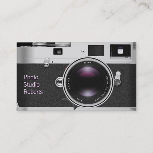 Photo Camera Business Card