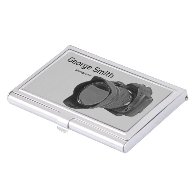 Photo camera business card case (Front)