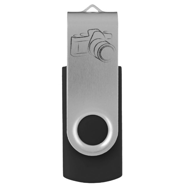 Photo Camera Flash Drive (Front Vertical)