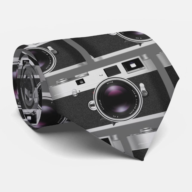 Photo Camera Neck Tie (Rolled)