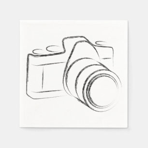 Photo Camera Paper Napkins