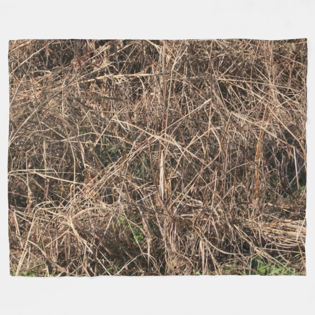 PHOTO CAMO #24 FLEECE BLANKET (Front (Horizontal))