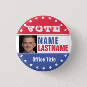 Photo Campaign Template for Elections Button