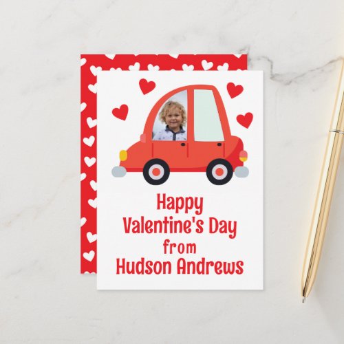 Photo Car Valentines Day Cards