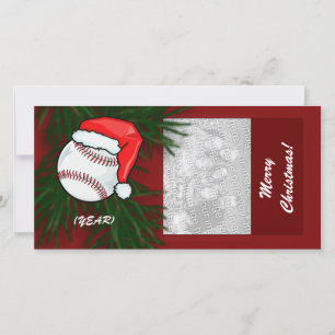 Photo Card - Christmas Baseball