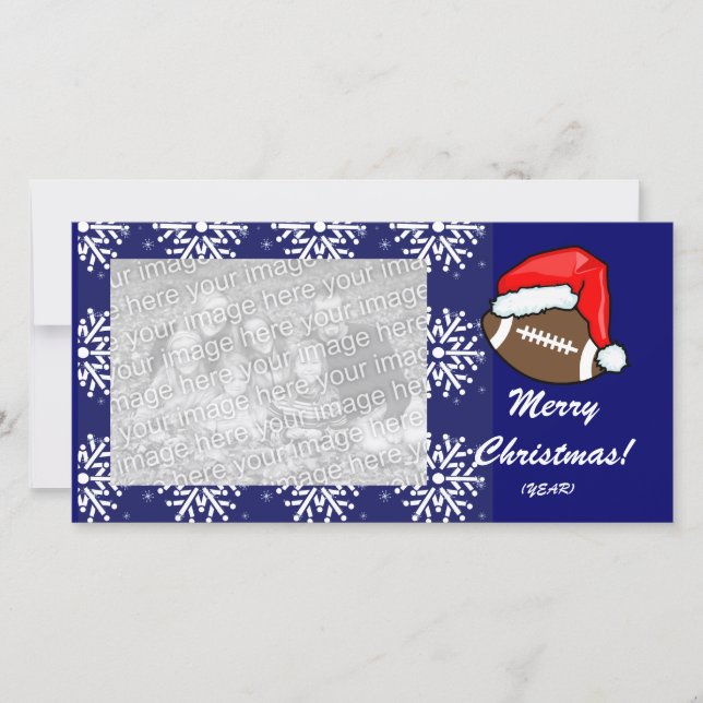 Photo Card - Christmas Football (Front)