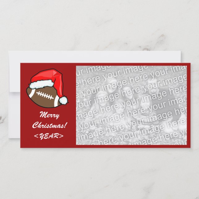 Photo Card - Christmas Football (Front)