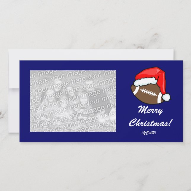 Photo Card - Christmas Football (Front)
