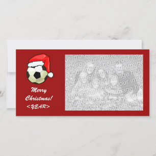 Photo Card - Christmas Soccerball