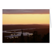 photo card evening mood on Kemijoki (Front Horizontal)