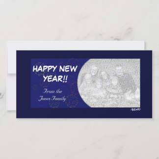 Photo Card - Fireworks Design