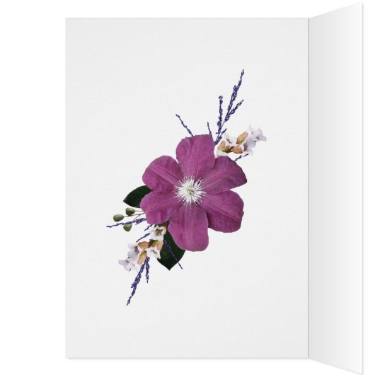 Photo card for a birthday for any age (Inside (Left))