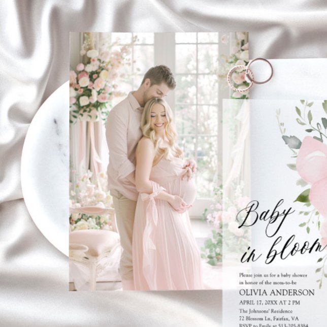 Photo Card for Vellum Baby Shower Invitation (Creator Uploaded)