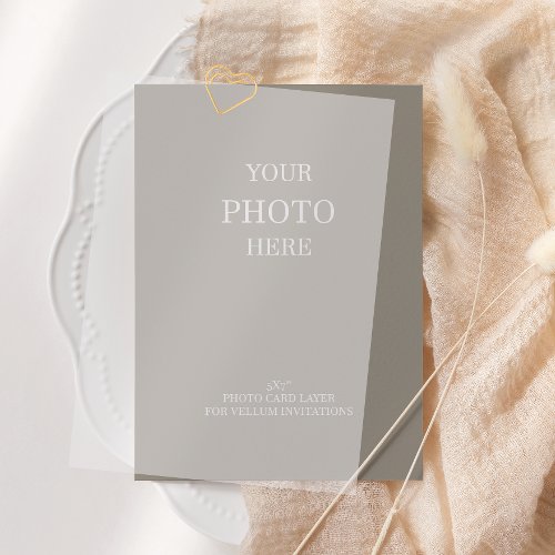 Photo Card for Vellum Save the Date