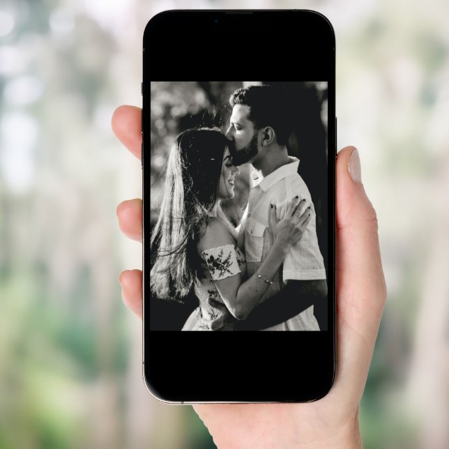 Photo Card for Vellum Wedding Invitations (Front Digital)