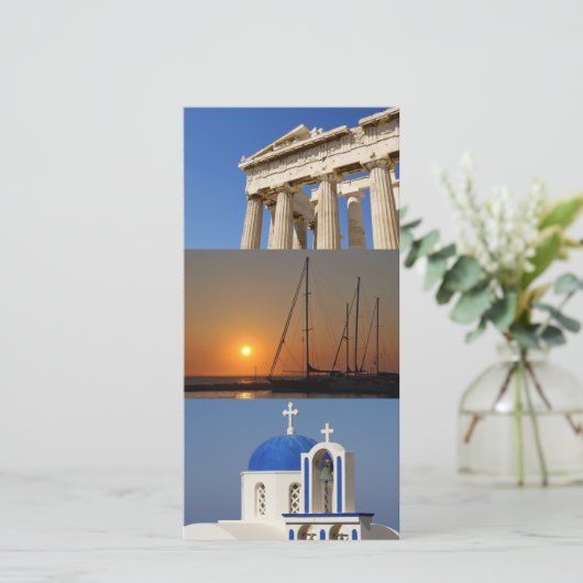 Photo Card- Greece (Standing Front)