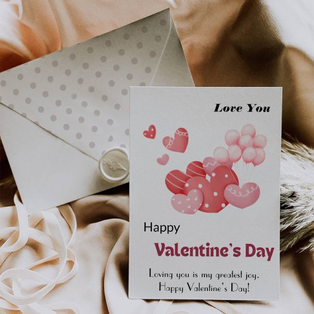 Photo Card Happy Valentine's Day (Photo Card Happy Valentine's Day)