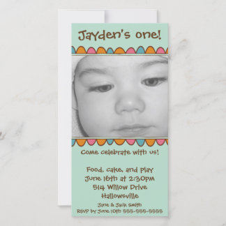 Photo Card Invitation