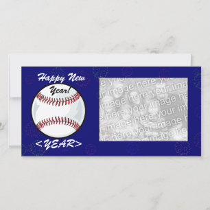 Photo Card - New Year Baseball