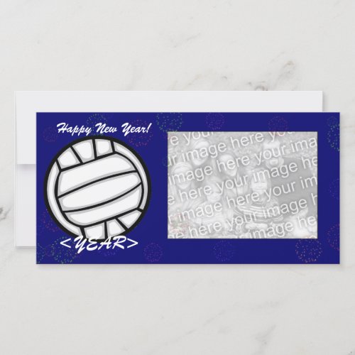 Photo Card _ New Year Volleyball