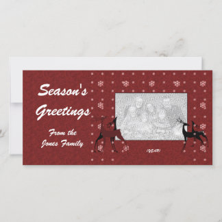 Photo Card - Reindeers