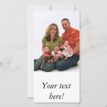 Photo Card Template by NikkiMac at Zazzle