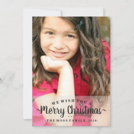 Photo Card - We Wish You A Merry Christmas