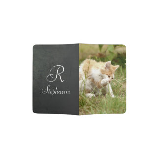 Photo cat , pet , animals . passport holder