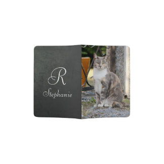 Photo cat , pet , animals . passport holder
