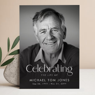 Photo Celebration of Life Funeral Program