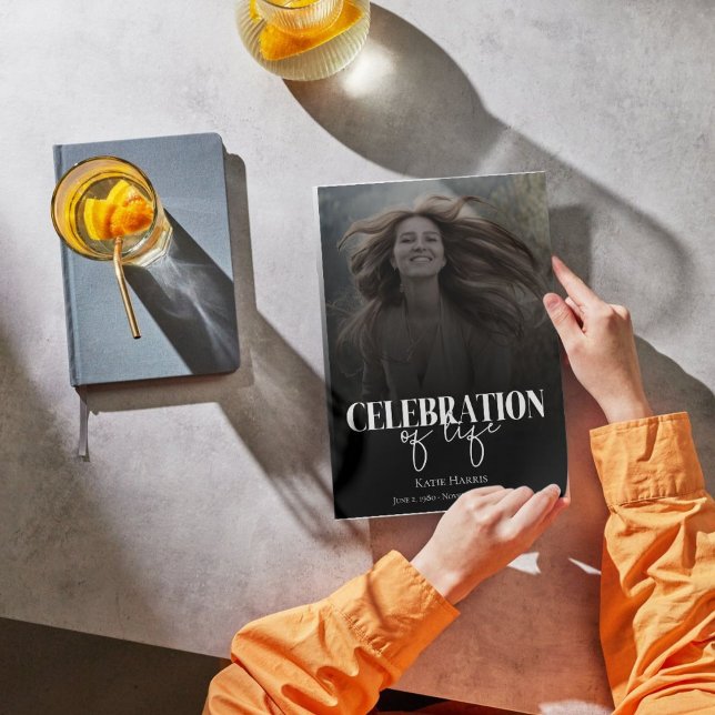 Photo Celebration of Life Funeral Program  (Creator Uploaded)