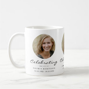Photo Celebration of Life Memorial Keepsake Coffee Mug