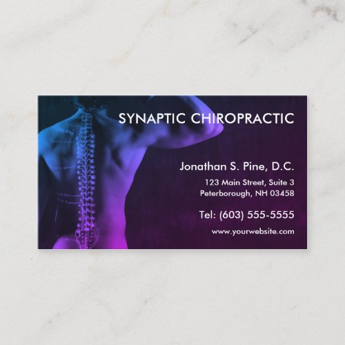 Photo Chiropractic Appointment Cards