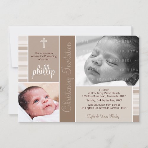 PHOTO CHRISTENING INVITES :: essence 3L