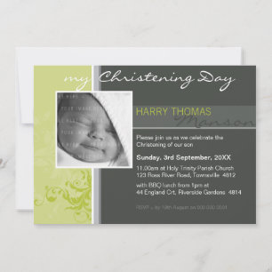 PHOTO CHRISTENING INVITES :: posh 4L