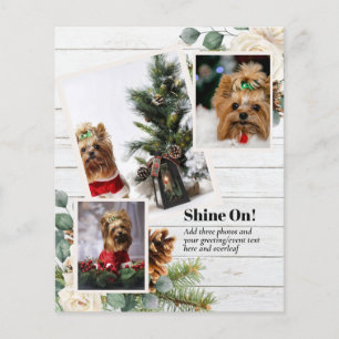 PHOTO CHRISTMAS - Add 3 Family Photos Flyer