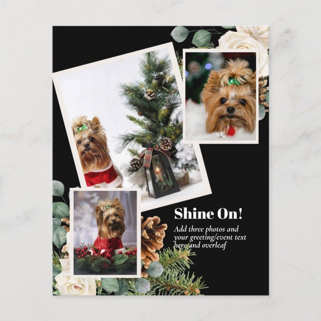 PHOTO CHRISTMAS - Add 3 Family Photos  Flyer (Front)