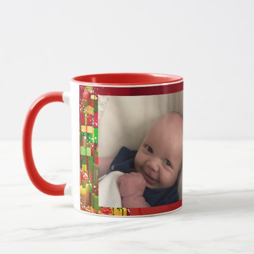 Photo Christmas Baby Gift For Grandma Coffee Cup