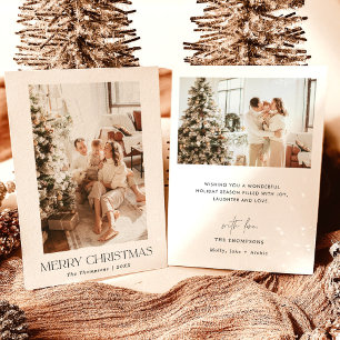 Photo Christmas Card   Arched Photo Holiday Card