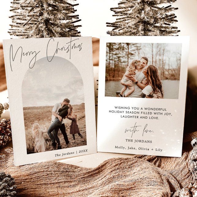 Photo Christmas Card | Arched Photo Holiday Card (Creator Uploaded)