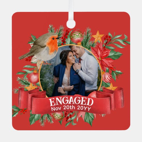 PHOTO CHRISTMAS DECORATIONS | Engaged RED Robin